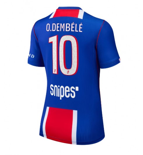 Paris Saint-Germain Ousmane Dembele #10 Domácí Dres pro Dámské 2026-27 Krátký Rukáv Paris Saint-Germain Ousmane Dembele #10 Domácí Dres pro Dámské 2026-27 Krátký Rukáv